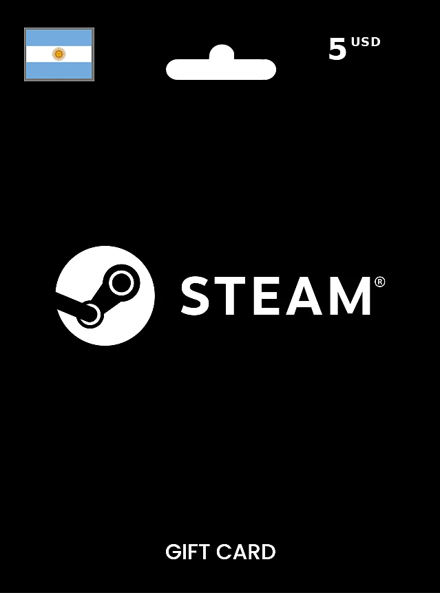 Steam Gift Card 5 USD ARGENTINA
