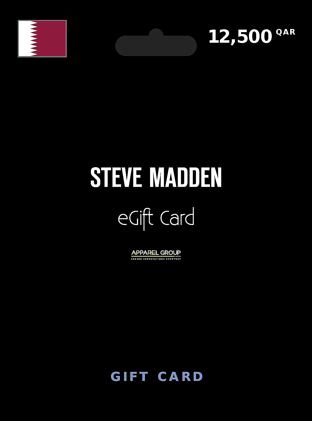 Steve Madden Gift Card 12500 QAR QATAR