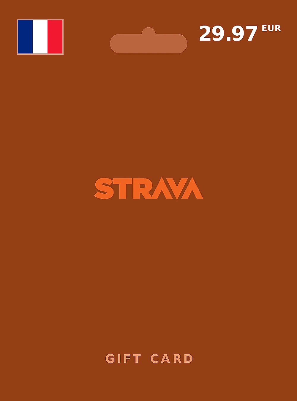 STRAVA Gift Card 29 EUR FRANCE