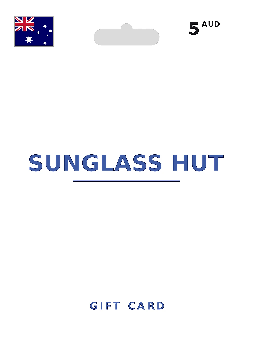 Sunglass Hut Gift Card 5 AUD AUSTRALIA