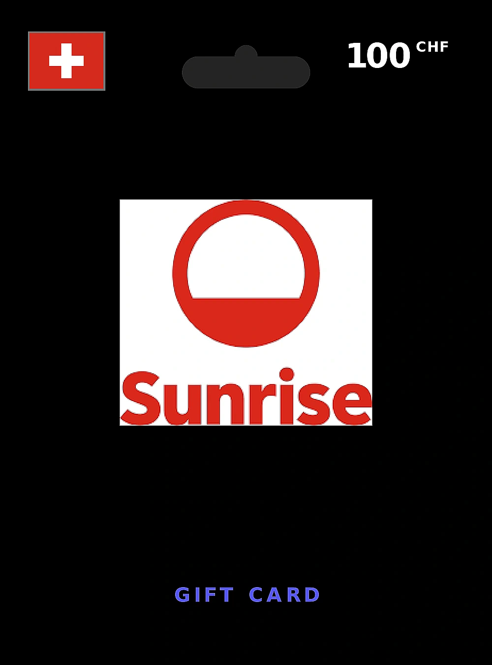 Sunrise Gift Card 100 CHF SWITZERLAND