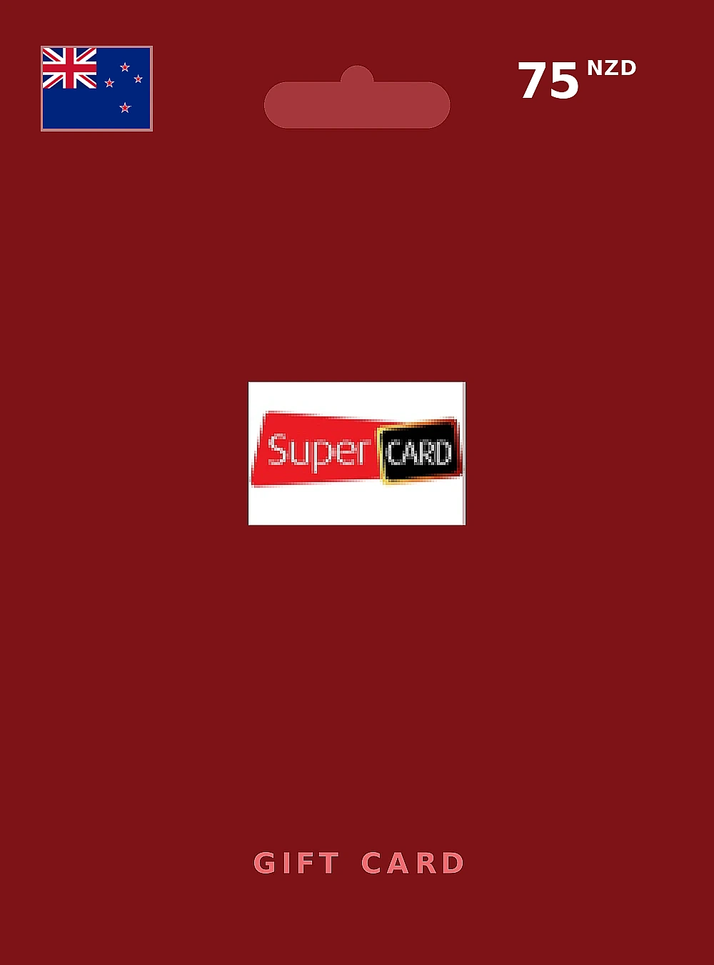 Super Card Gift Card 75 NZD NEW ZEALAND