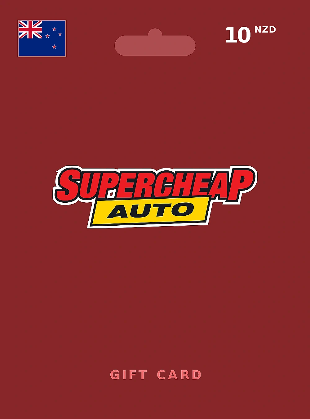 Supercheap Auto Gift Card 10 NZD NEW ZEALAND