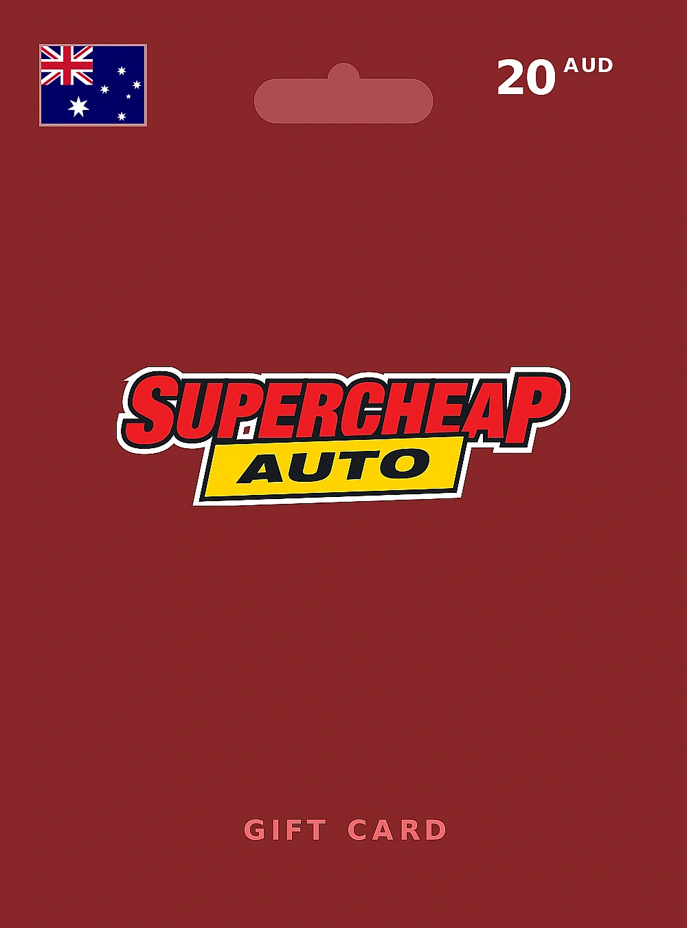 Supercheap Auto Gift Card 20 AUD AUSTRALIA