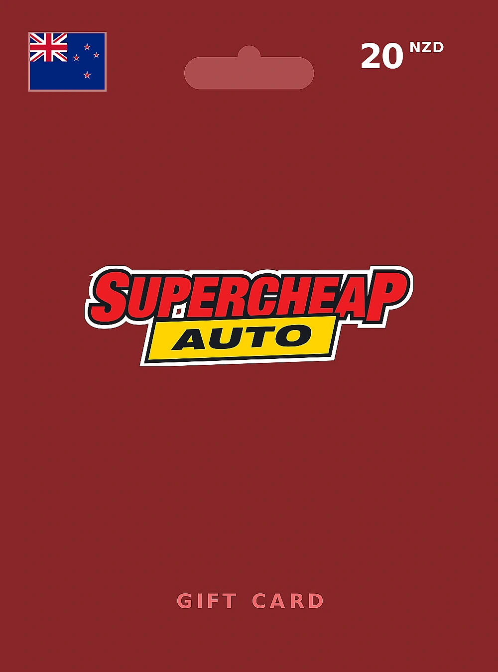 Supercheap Auto Gift Card 20 NZD NEW ZEALAND