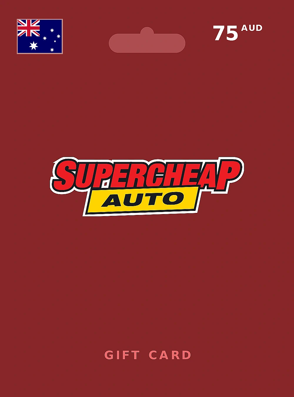 Supercheap Auto Gift Card 75 AUD AUSTRALIA