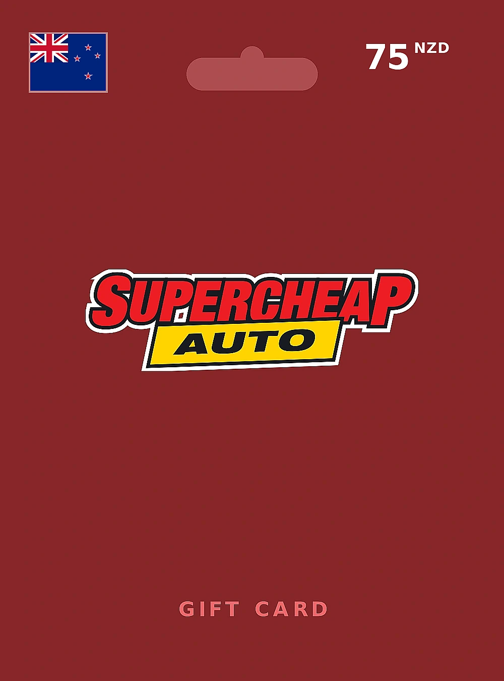 Supercheap Auto Gift Card 75 NZD NEW ZEALAND