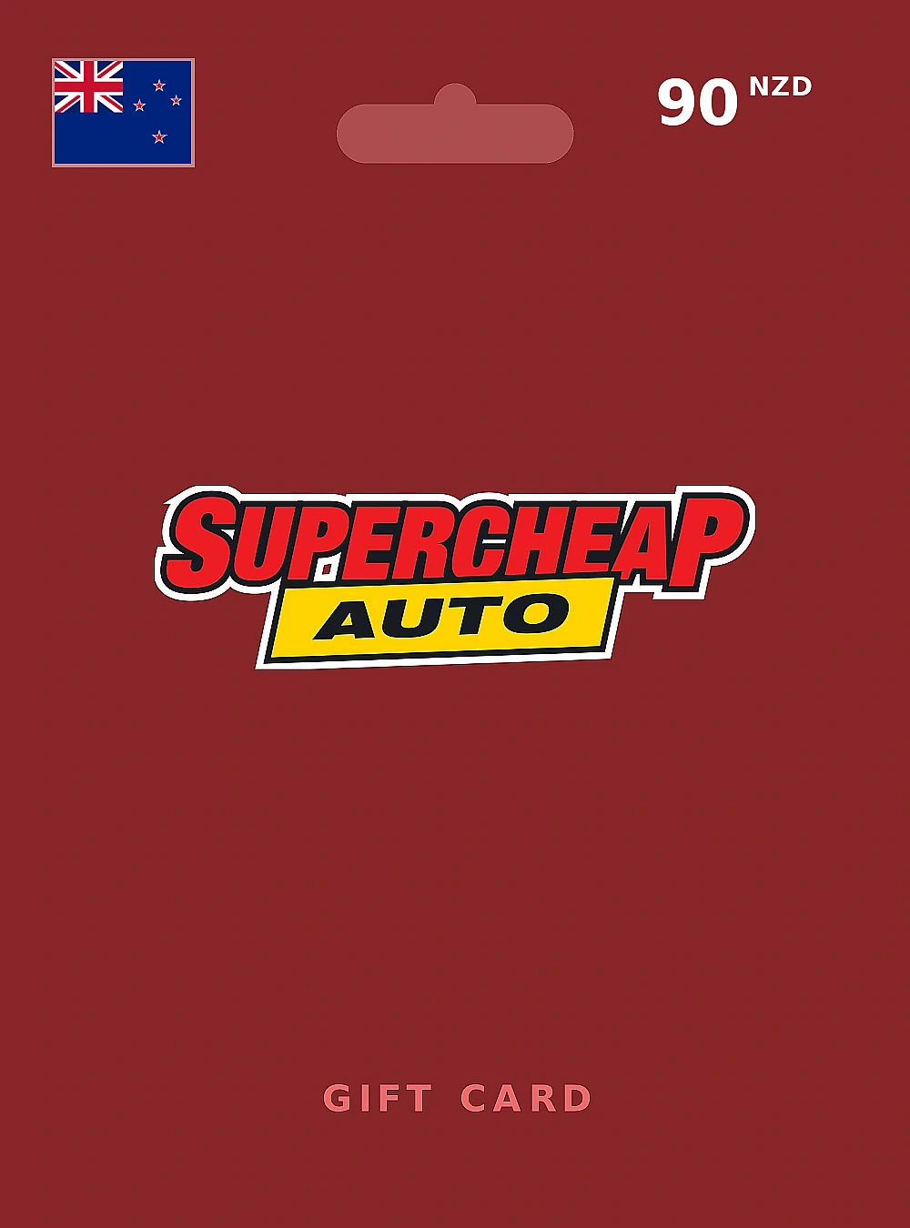 Supercheap Auto Gift Card 90 NZD NEW ZEALAND