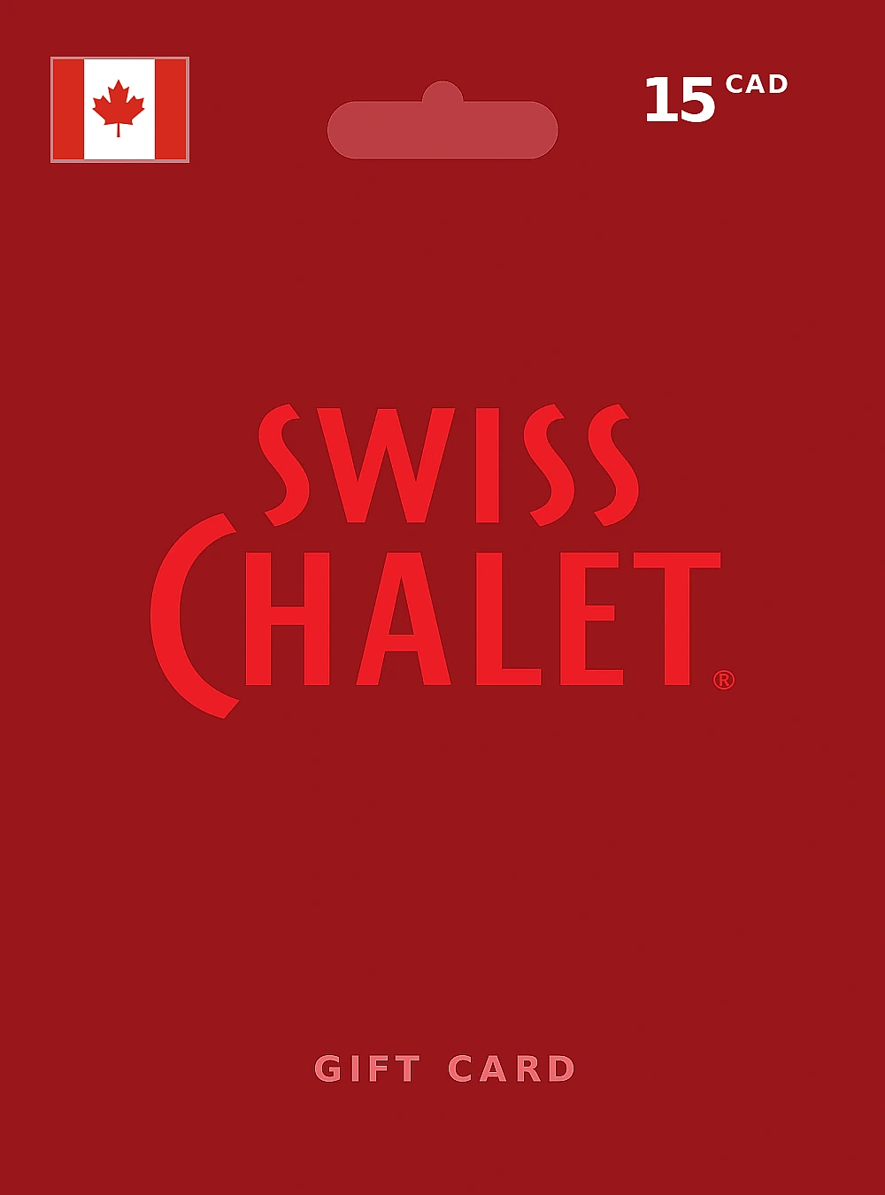 Swiss Chalet Gift Card 15 CAD CANADA