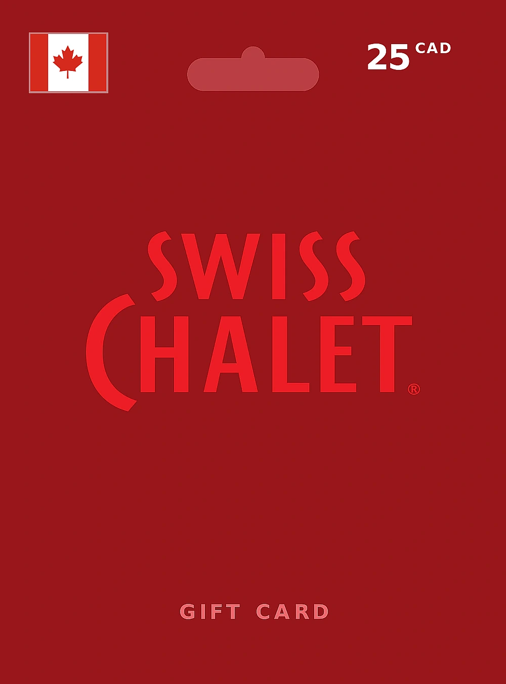 Swiss Chalet Gift Card 25 CAD CANADA