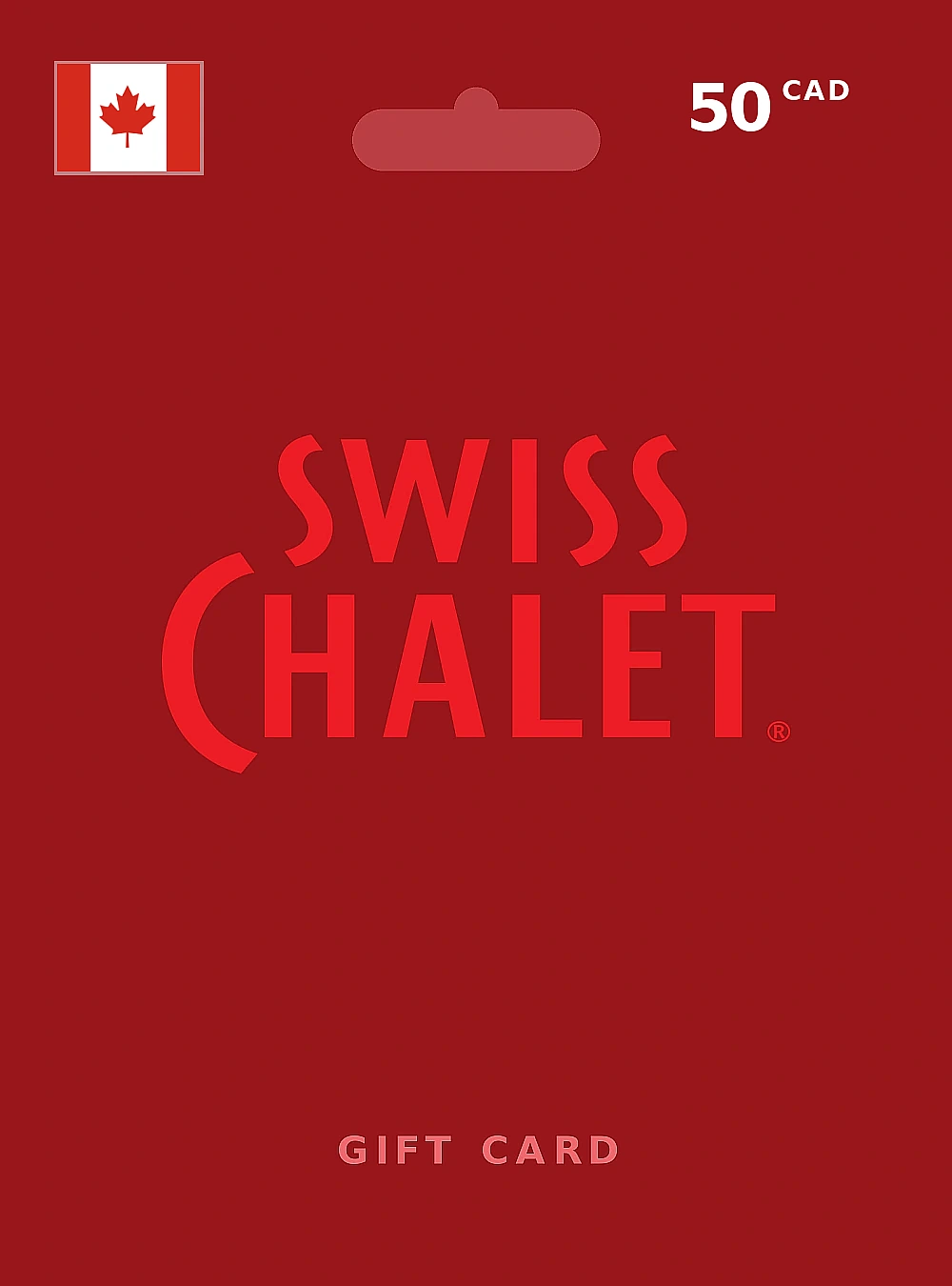 Swiss Chalet Gift Card 50 CAD CANADA