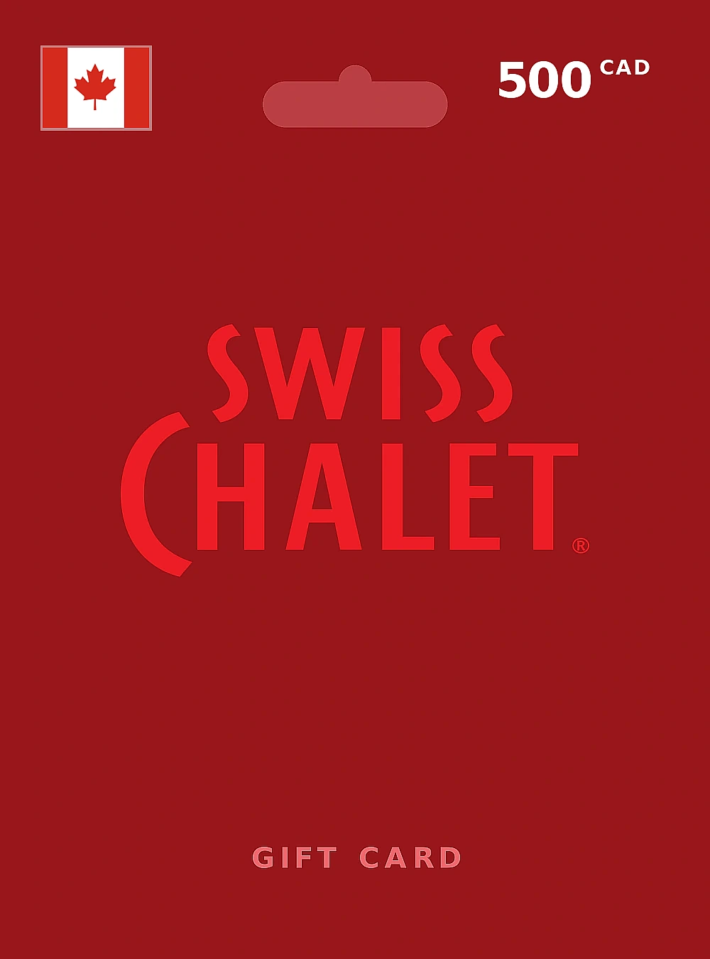 Swiss Chalet Gift Card 500 CAD CANADA