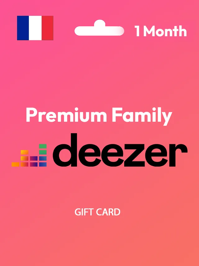 Deezer Premium Family 1M FRANCE