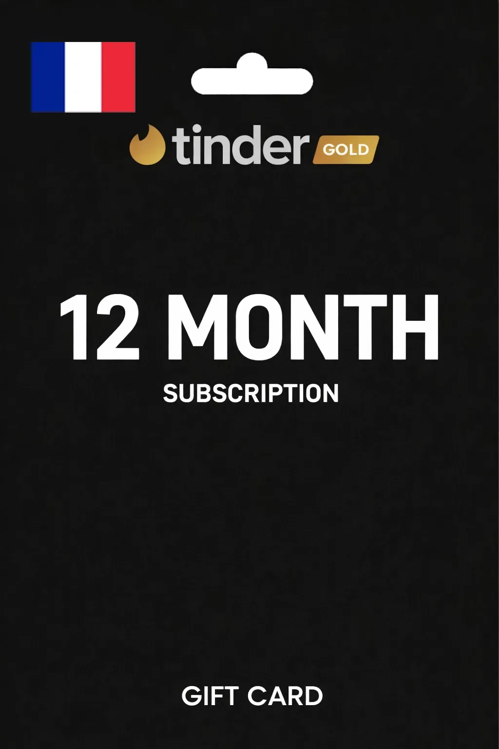 Tinder Gold 12 Month Subscription FRANCE