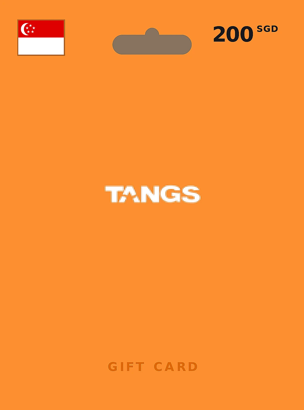 TANGS Gift Card 200 SGD SINGAPORE