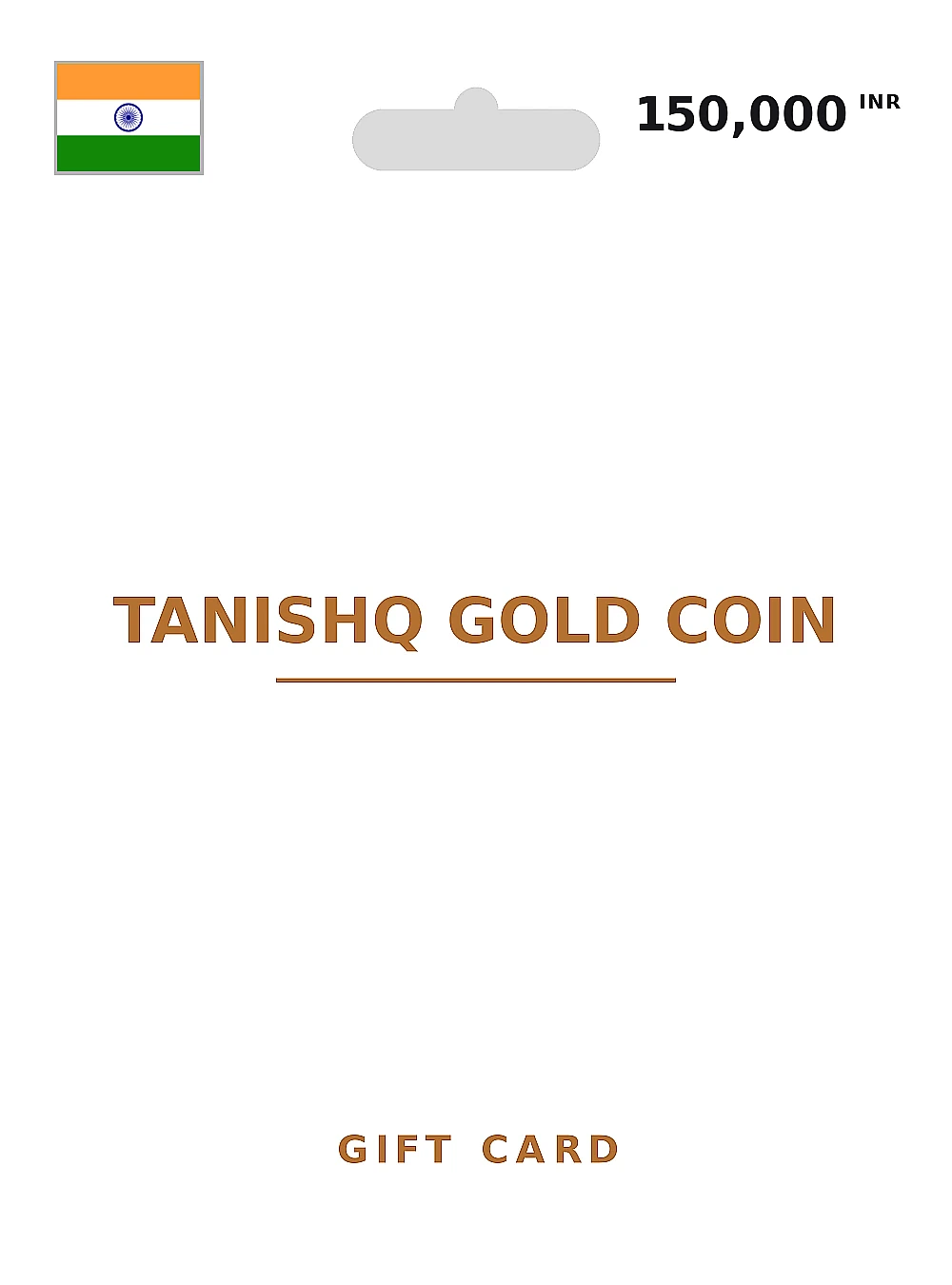Tanishq Gold Coin Gift Card 150000 INR INDIA