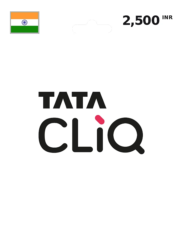 Tata Cliq Gift Card 2500 INR INDIA