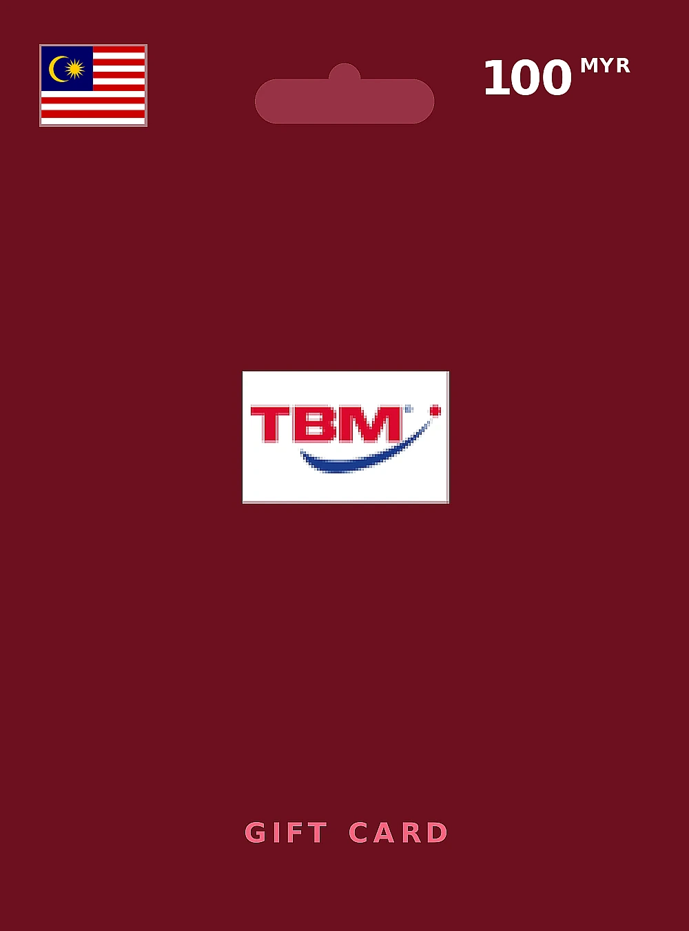 TBM Gift Card 100 MYR MALAYSIA