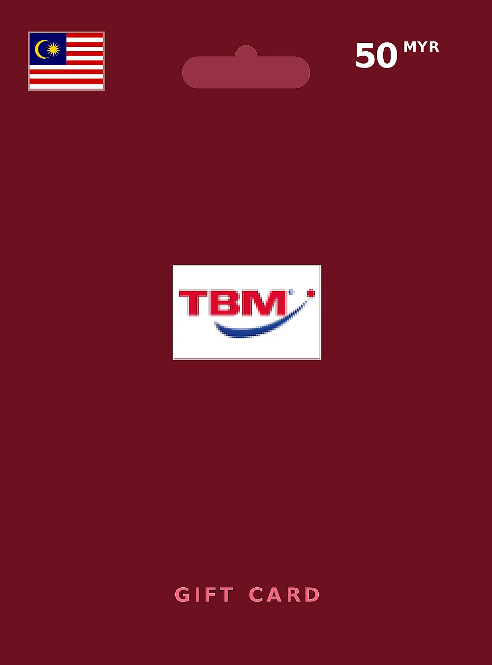 TBM Gift Card 50 MYR MALAYSIA