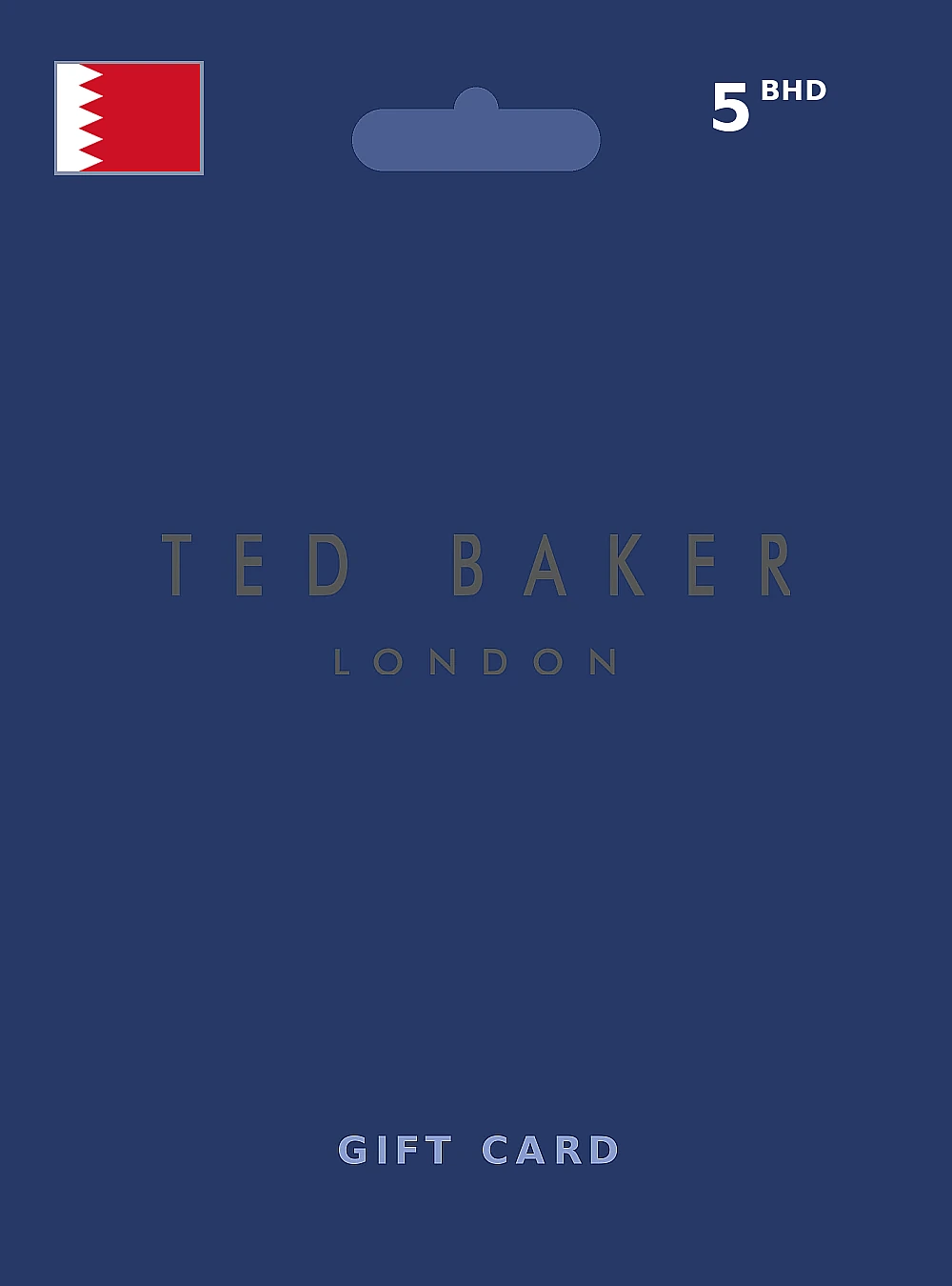 Ted Baker Gift Card 5 BHD BAHRAIN
