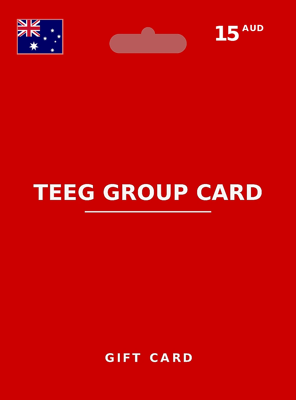 TEEG Group Card Gift Card 15 AUD AUSTRALIA