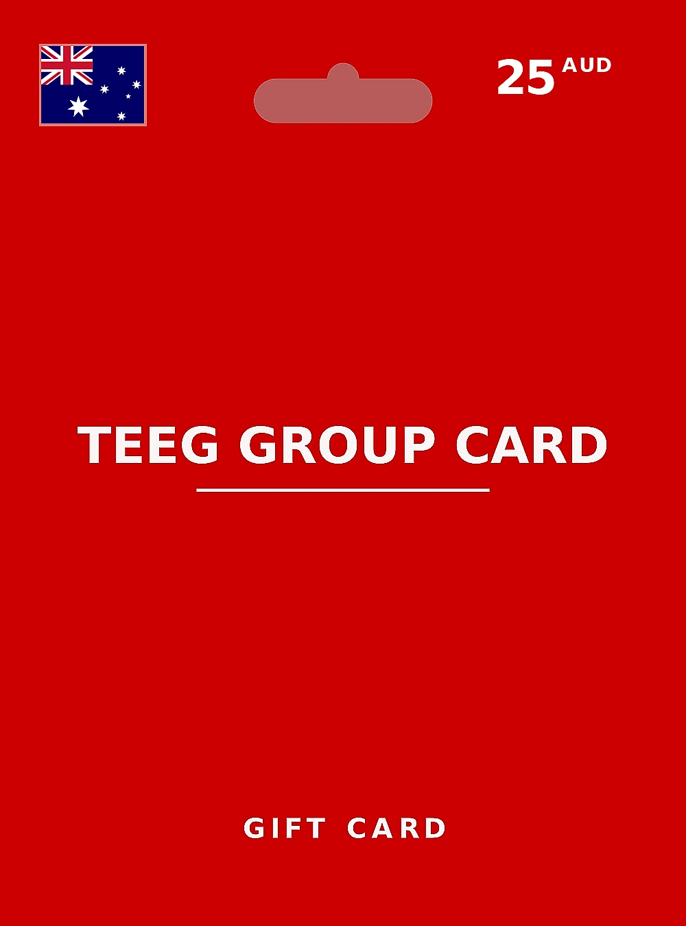 TEEG Group Card Gift Card 25 AUD AUSTRALIA