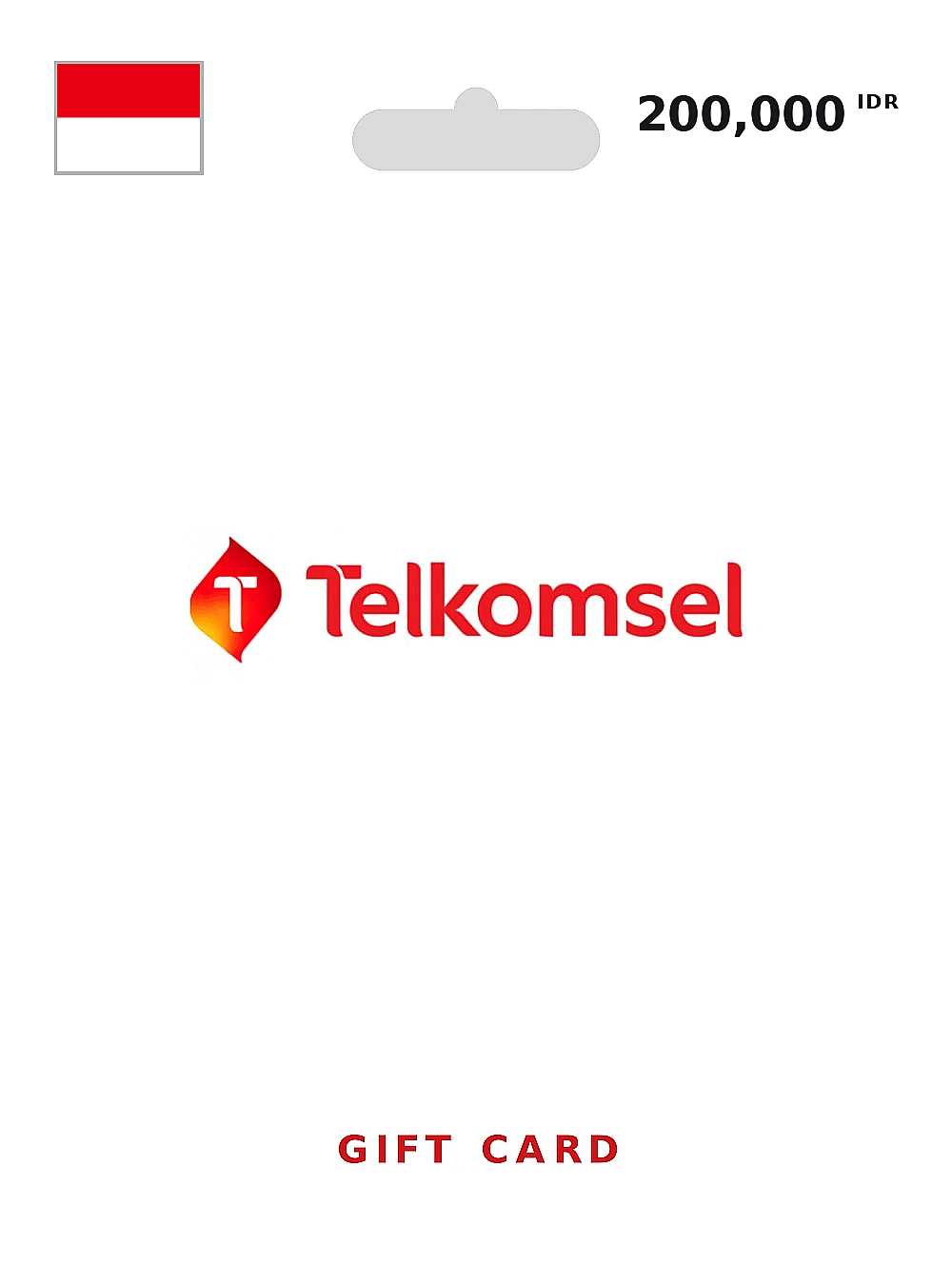 Telkomsel Gift Card 200000 IDR INDONESIA