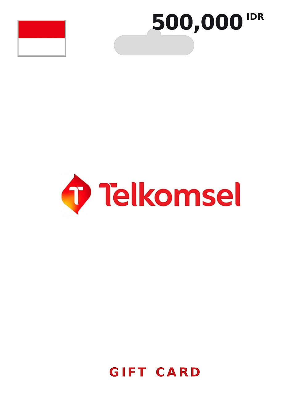 Telkomsel Gift Card 500000 IDR INDONESIA