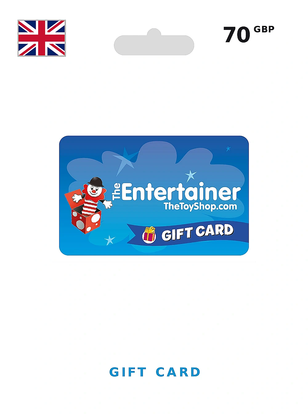 The Entertainer Gift Card 70 GBP UNITED KINGDOM