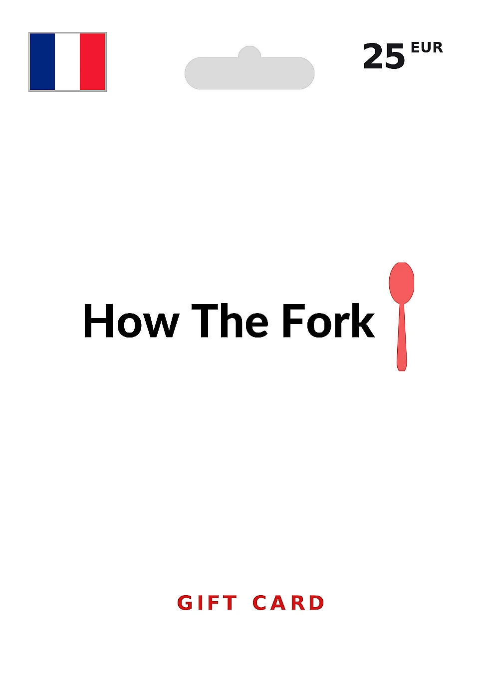 The Fork Gift Card 25 EUR FRANCE