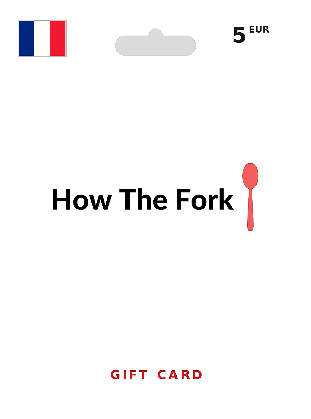 The Fork Gift Card 5 EUR FRANCE