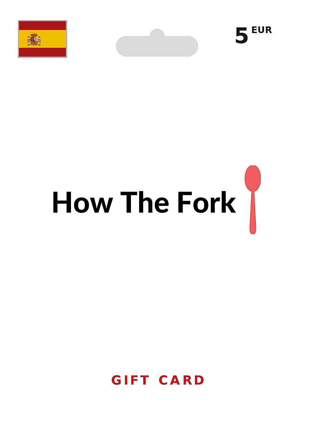 The Fork Gift Card 5 EUR SPAIN