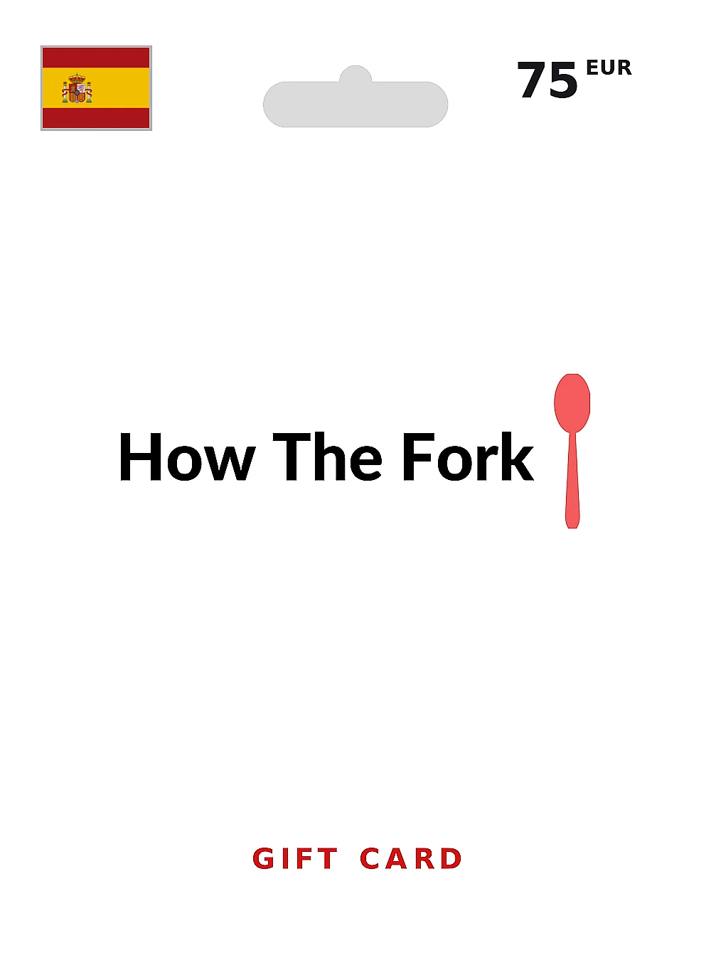 The Fork Gift Card 75 EUR SPAIN