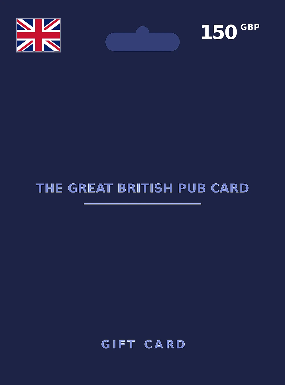 The Great British Pub Card Gift Card 150 GBP UNITED KINGDOM