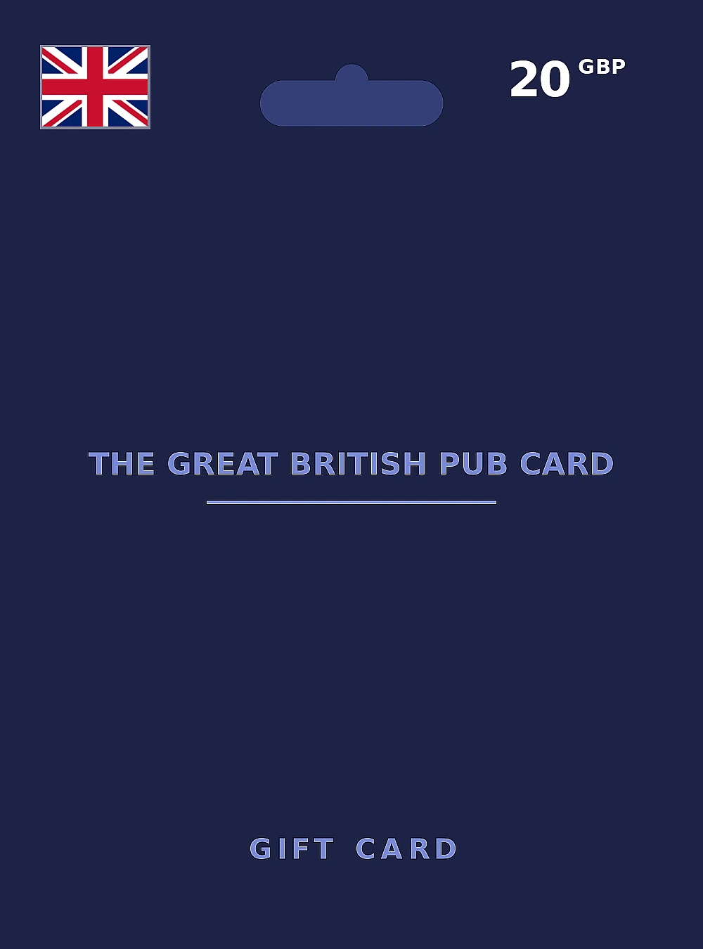 The Great British Pub Card Gift Card 20 GBP UNITED KINGDOM