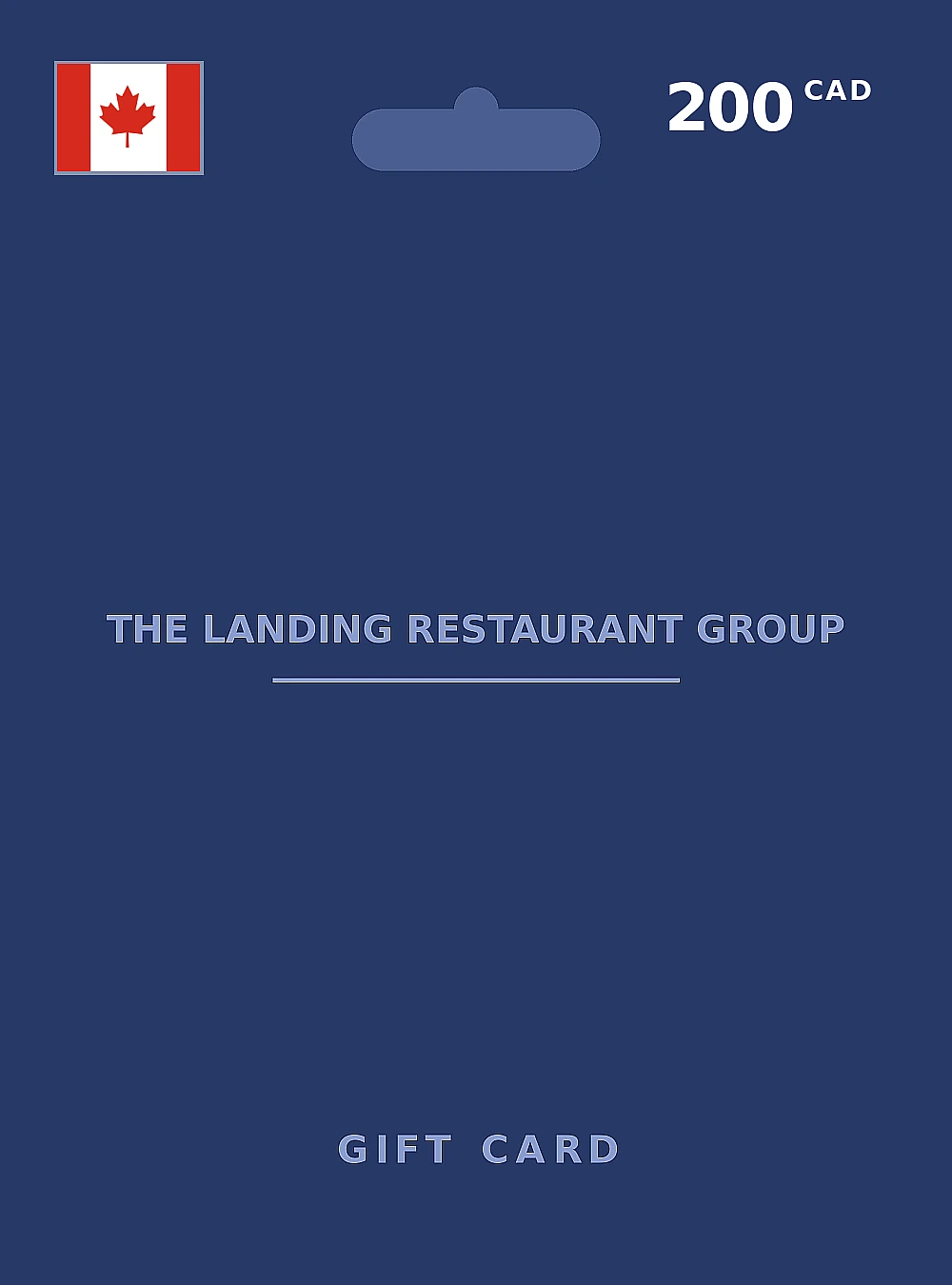 The Landing Restaurant Group Gift Card 200 CAD CANADA
