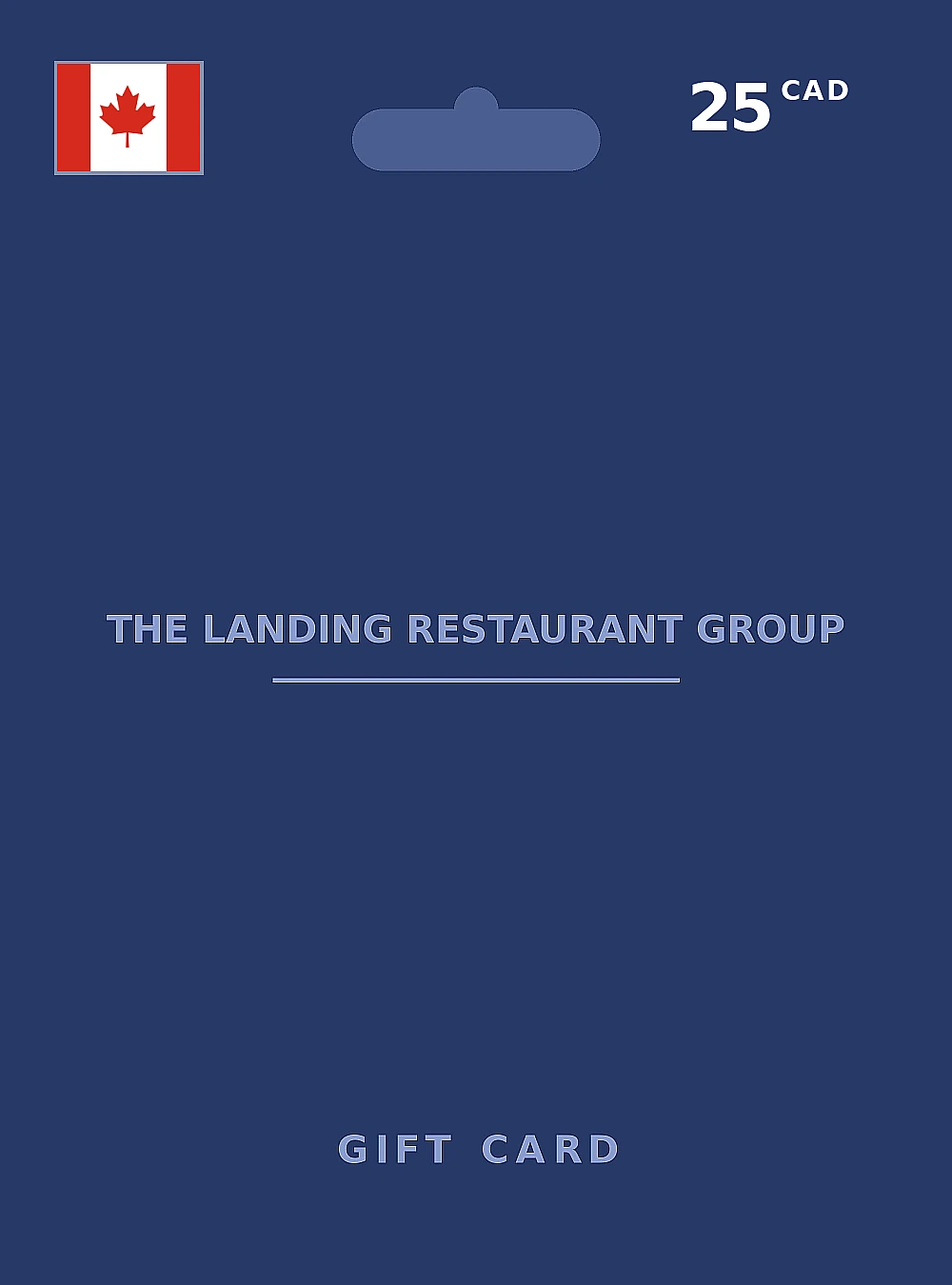 The Landing Restaurant Group Gift Card 25 CAD CANADA