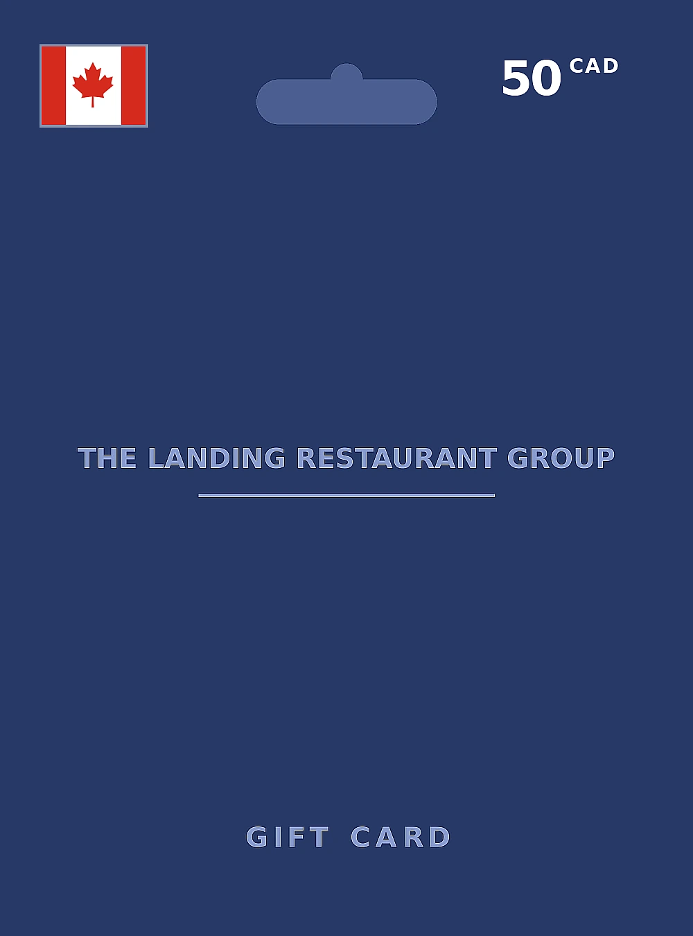 The Landing Restaurant Group Gift Card 50 CAD CANADA