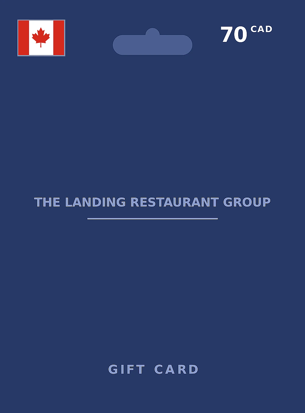 The Landing Restaurant Group Gift Card 70 CAD CANADA