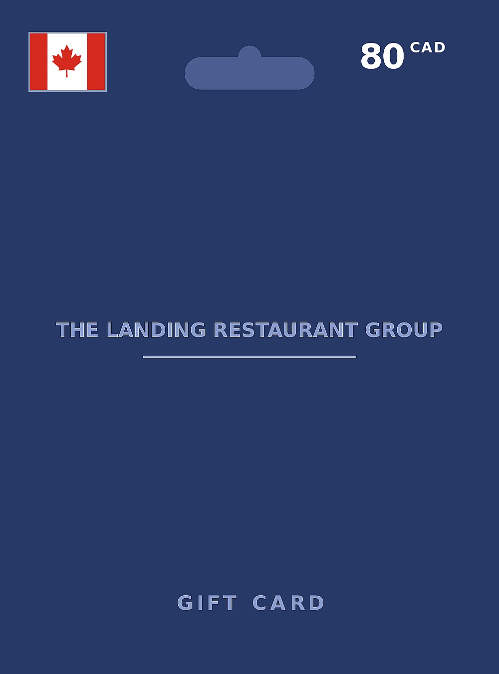 The Landing Restaurant Group Gift Card 80 CAD CANADA