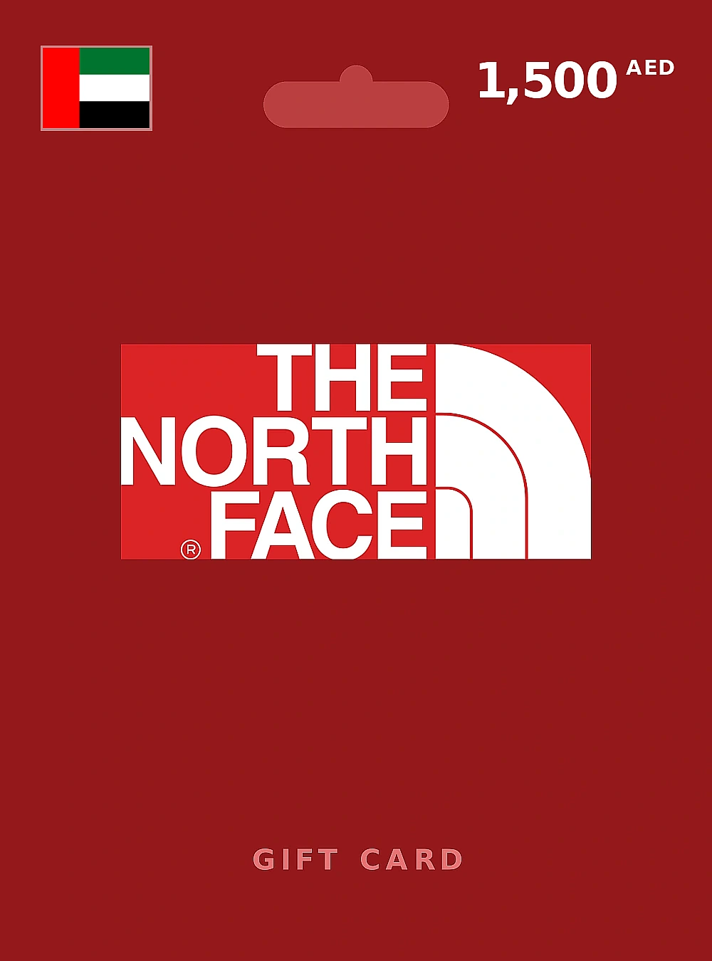 The North Face Gift Card 1500 AED UNITED ARAB EMIRATES