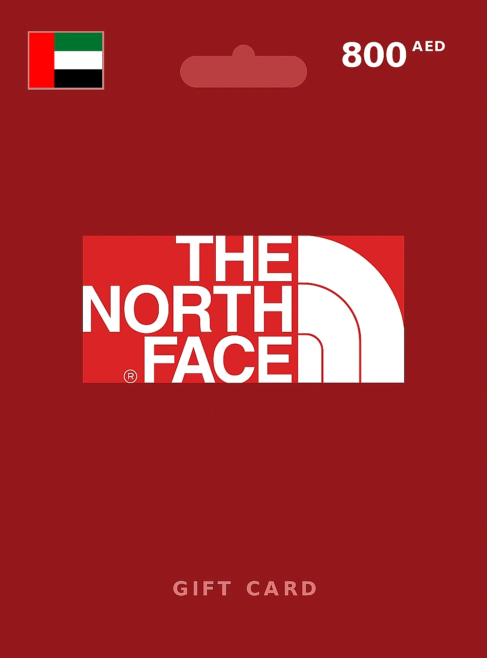 The North Face Gift Card 800 AED UNITED ARAB EMIRATES