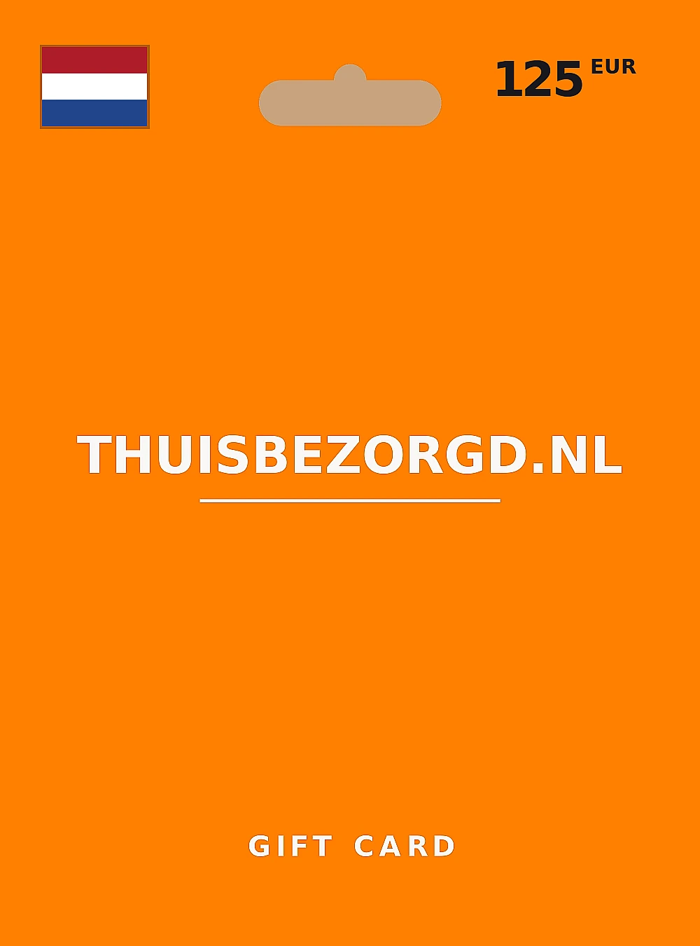 Thuisbezorgd.nl Gift Card 125 EUR NETHERLANDS