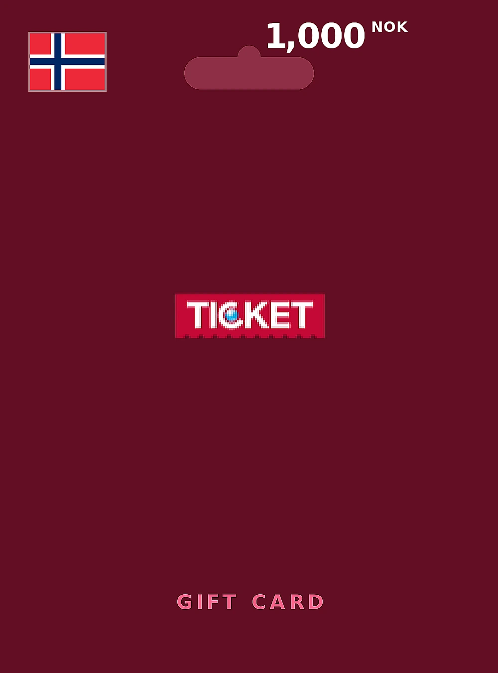 Ticket Gift Card 1000 NOK NORWAY