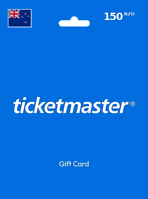 Ticketmaster Gift Card 150 NZD NEW ZEALAND