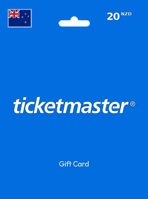 Ticketmaster Gift Card 20 NZD NEW ZEALAND
