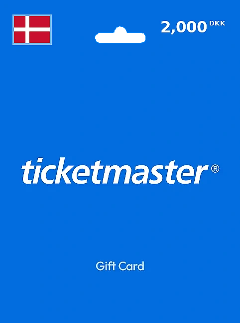 Ticketmaster Gift Card 2000 DKK DENMARK