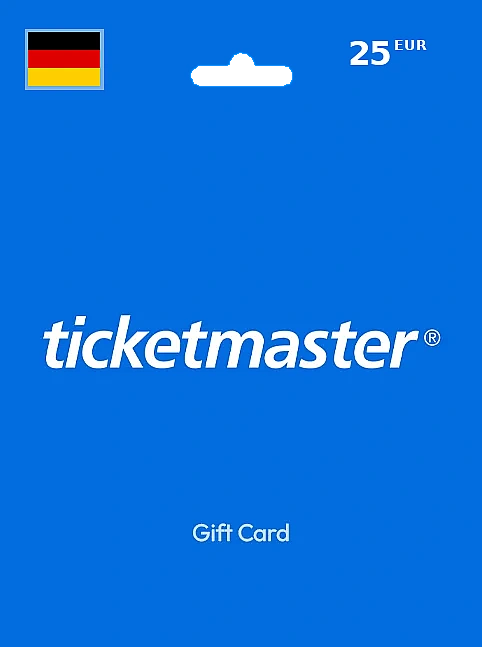 Ticketmaster Gift Card 25 EUR GERMANY