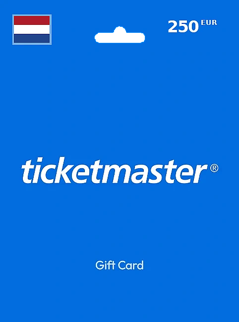 Ticketmaster Gift Card 250 EUR NETHERLANDS