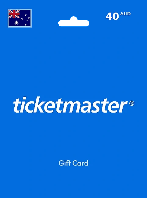 Ticketmaster Gift Card 40 AUD AUSTRALIA
